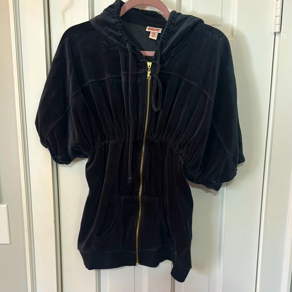Mossimo Supply Co. velour zip up jacket